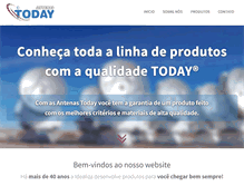 Tablet Screenshot of antenastoday.com.br